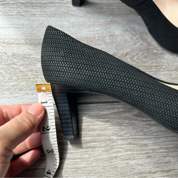 Peter Kaiser Black Woven Fabric Pump - Picture 13 of 14